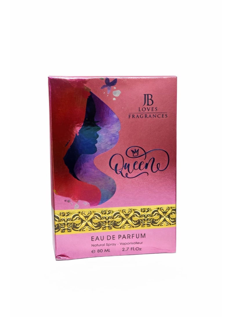 JB Collection عطر جي بي لوفز كوين 80 مل - Image 3